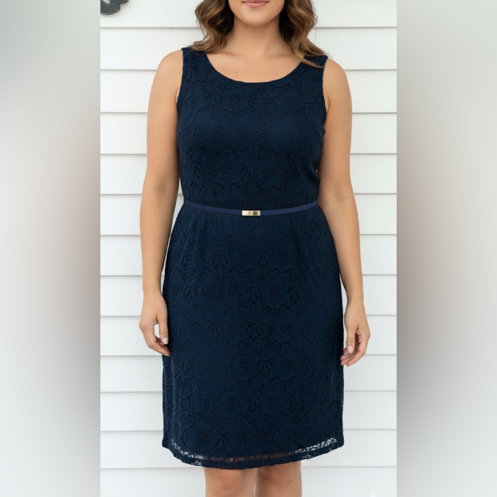 NEW Jones New York Crochet Lace Dress